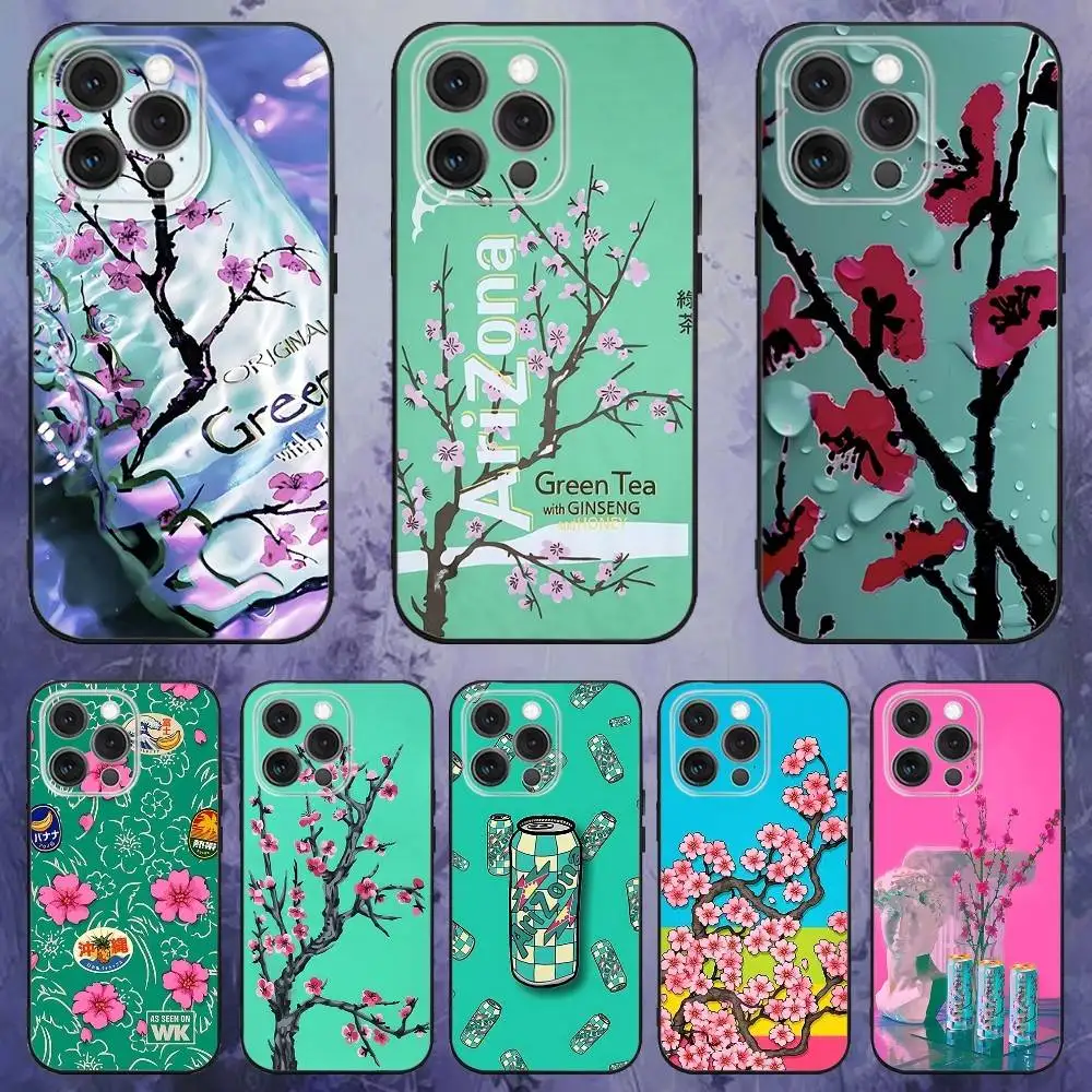 

Vaporwave Arizona Phone Case For iPhone 17,16,15,14,13,12,Pro,Max,Plus,E,SE4,Air,Mini Black Soft Box