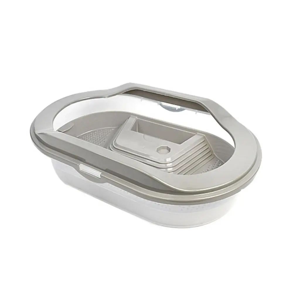 

Practical Small Pet Accessories Plastic with Basking Island Turtle Tank Reptile House Turtle Feeding Box Reptile Habitat