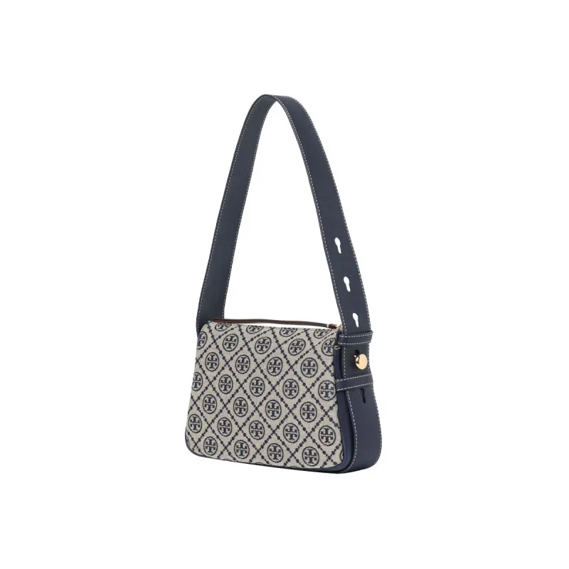 TORY BURCH T Monogram Women's Shoulder Bag Navy in Blue 177911