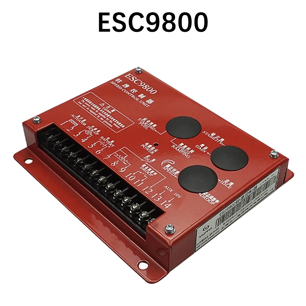 ESC9800 Factory Price Quality Electronics Speed Control Unit Governor  English Version of Diesel Engine Generator Spare Parts