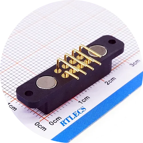 1/3 Paar 2A Magnetstecker Zweireihig 8 10 12 14 16 20 Positionen Pogopin Männlich Weiblich 2,54 MM Federbelastete DC-Steckdose PH – Detail 8