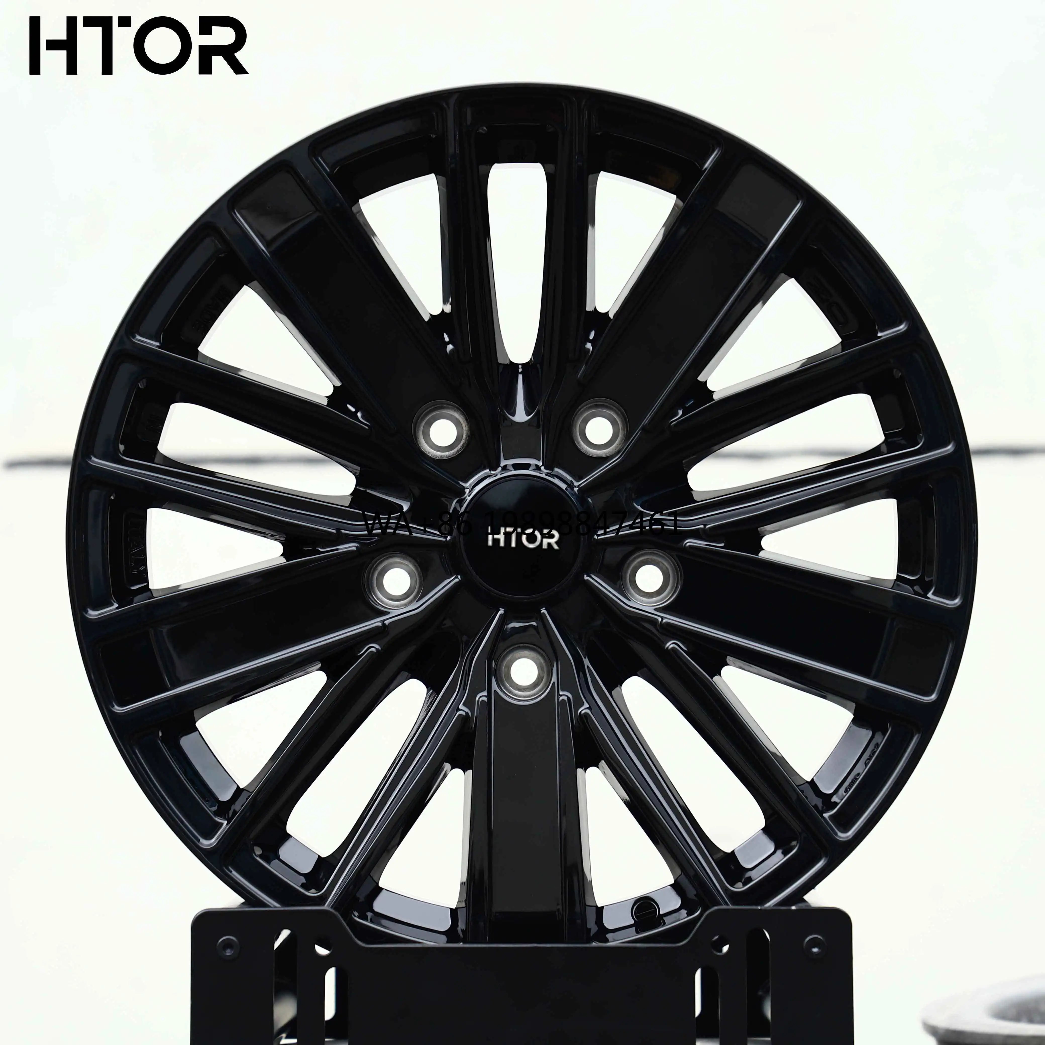 

Кованые вогнутые диски HTOR Custom 19x8 20x9 21x10.5 22x10 22x11 5x112 5x130 глянцевого черного цвета для легковых автомобилей RS7 RS Q8 Macan GTS
