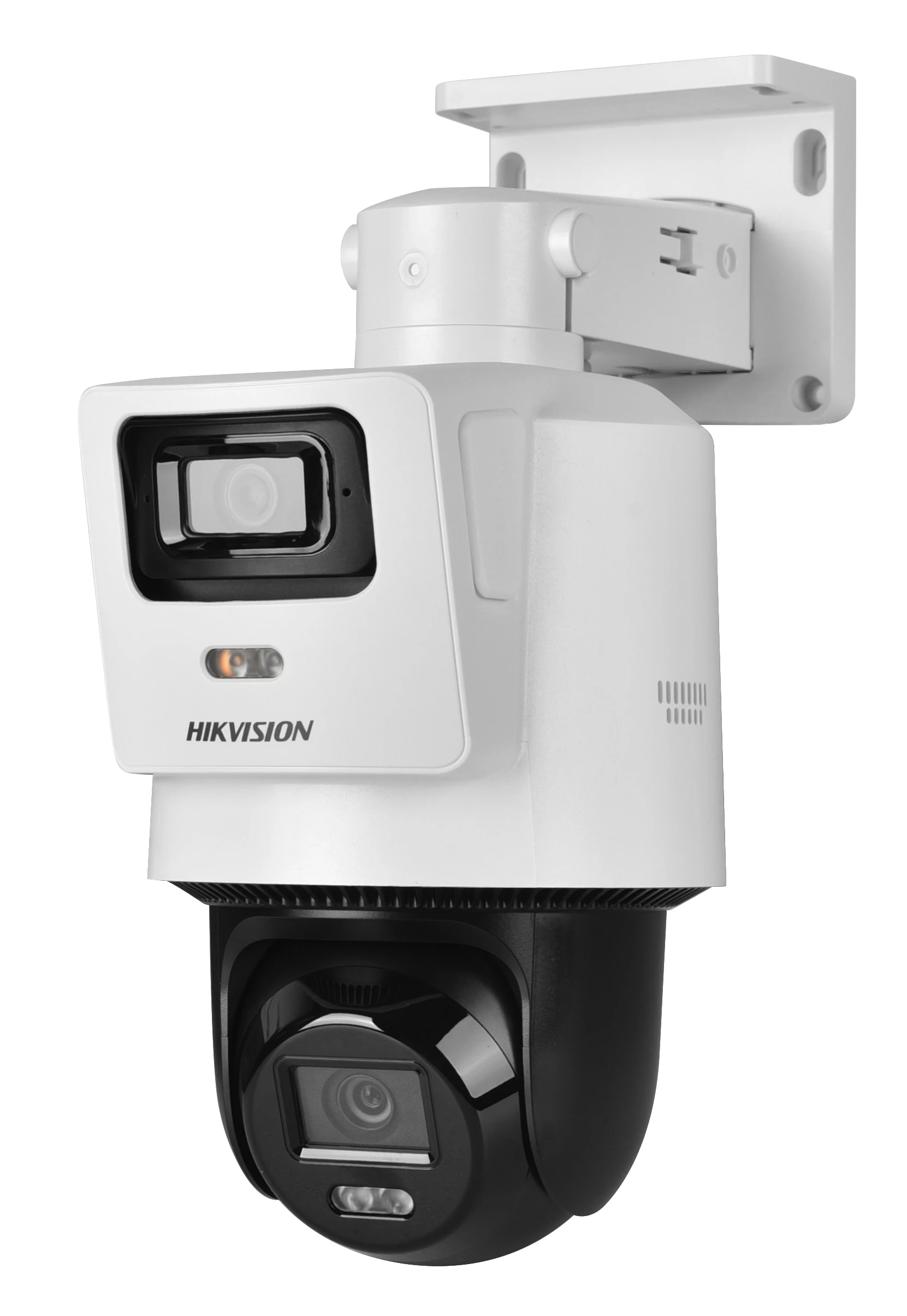 Hikvision PT Camera 4MP DS-2SE2C400MWG-E/14 Smart Hybrid-light Human Detection TandemVu 4MP+4MP POE Camera Built-in Mic Speaker