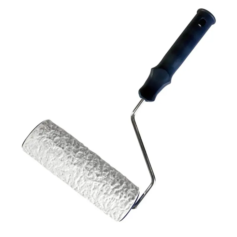 AB34-Concrete Texture Roller Concrete Stamp Roller Rock Pattern Tool For Driveways, Patios & Walls