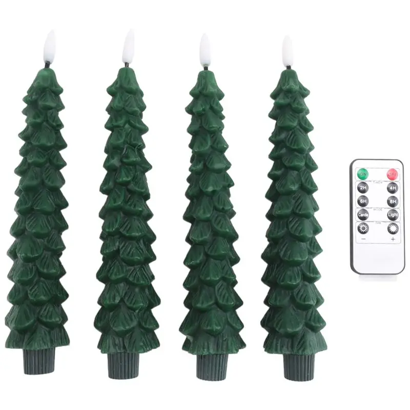 Simulation Candle Lamp Paraffin Decoration With Remote Control Atmosphere Modeling Lamp