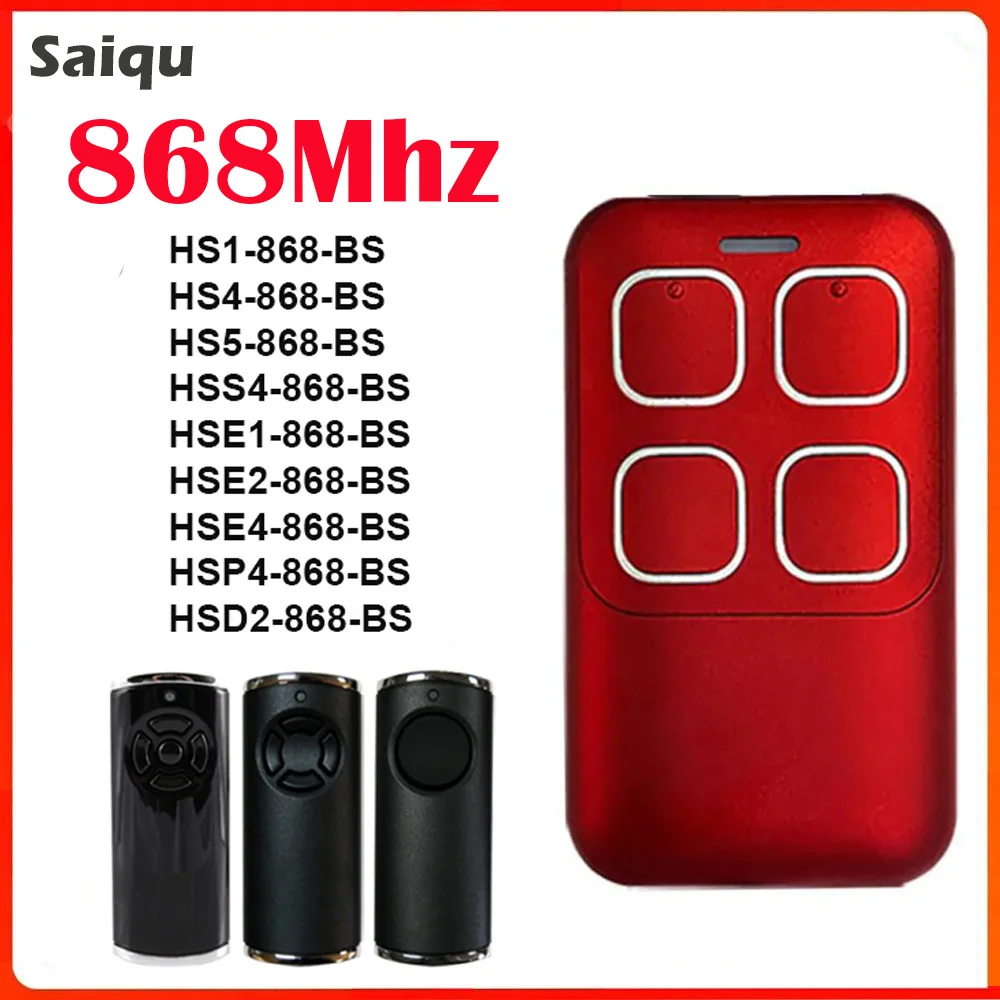 Garage Door Remote Control Duplicator 868MHz  HSE2 HSE4 868 BS HSE1 4 HS1 4 5 HSS4 HSP4 HSD2 Garage Gate Door