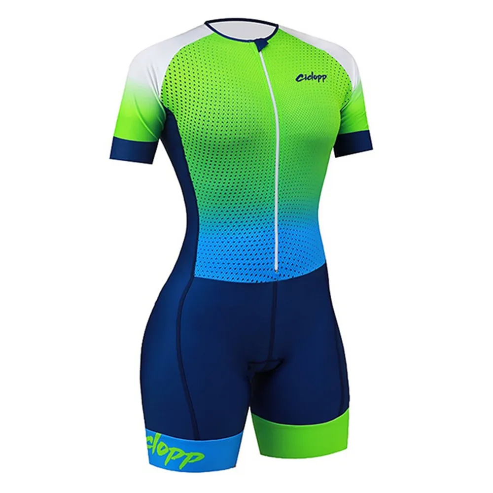 Ciclopp Ciclismo Feminino New Women's Short Sleeved Bicycling Macaquinho Suit Sweat Clothing Ropa Mujer Racing Cycling Jumpsuit