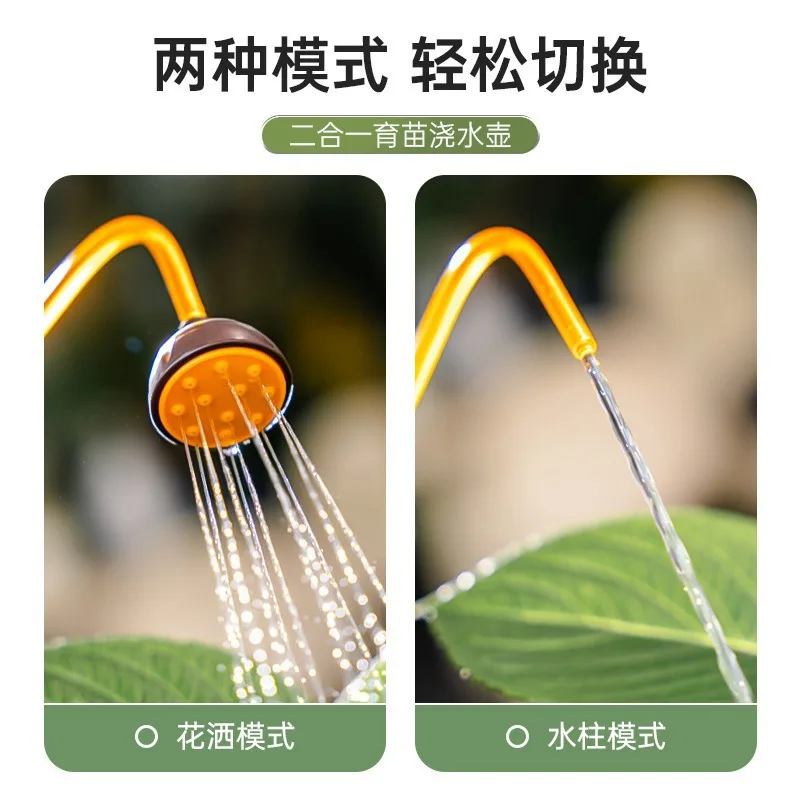 Hand‑Squeeze Elbow Spout Watering Can, Lotus‑Pod Style Pot for Succulent Potted Plant Garden Watering