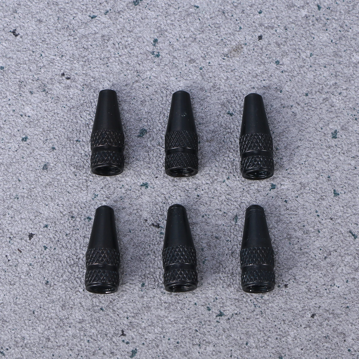 

12 Pcs Valve Cap Tire Dust Caps Bike Air Bicycle Cover Stem Orange Covers for Tires Black