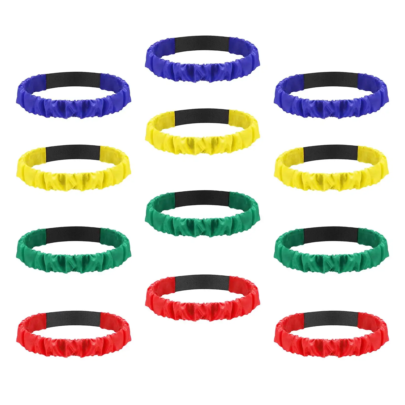 

12Pcs Race Legged Band Elastic Tie Strap Kids Party Supplies Field Day Games Adult Teens Legged Race Band 3 Legged Race Band