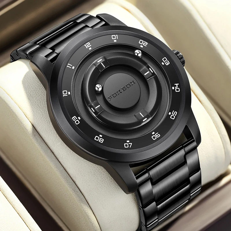 Men's Fashion Quartz Watch with Magnetic Force Quartz