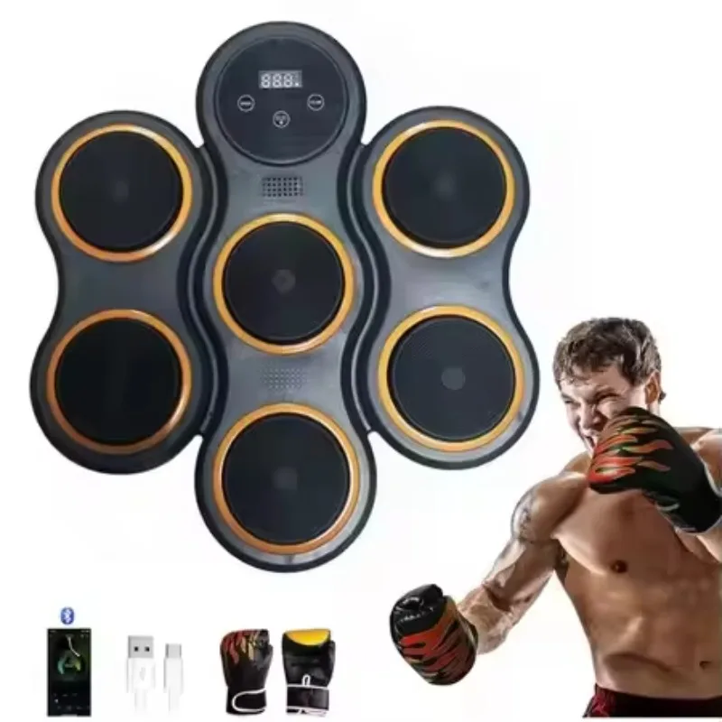 2026 New Music Boxing Machine Speeds Adjust And Bluetooth Sensitive Induction Durable Surface For Home Gym Training Adult Use