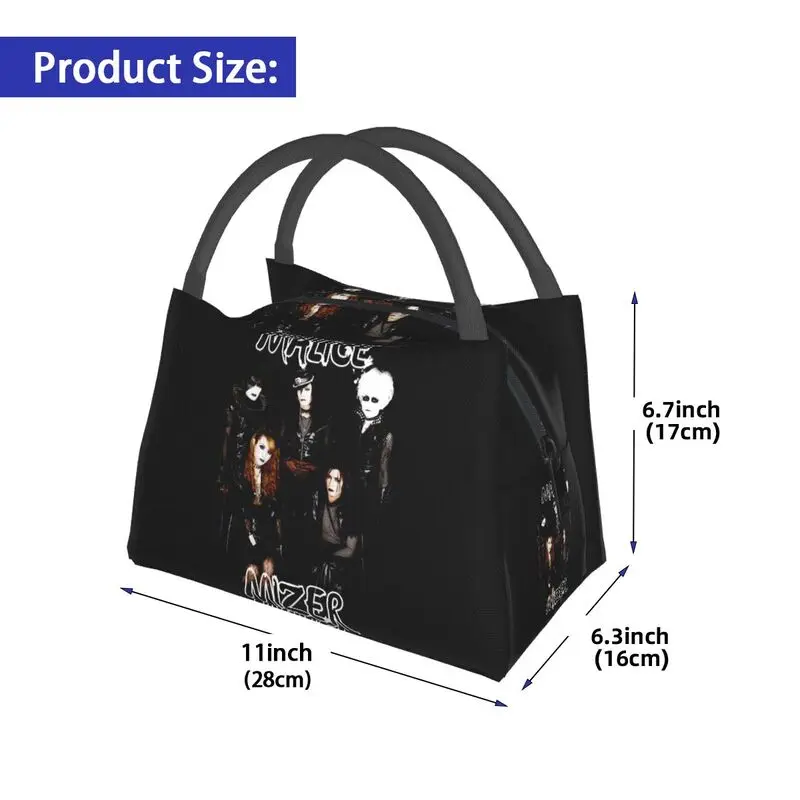 حقائب غداء معزولة من Malice Mize للنساء محمولة من Moi Dix Mois صندوق غداء مبرد حراري للشاطئ والتخييم والسفر #3