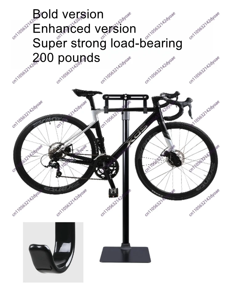 bicycle-floor-mounted-suspension-frame-road-bike-aluminum-alloy-adjustable-hook-parking-storage-bracket