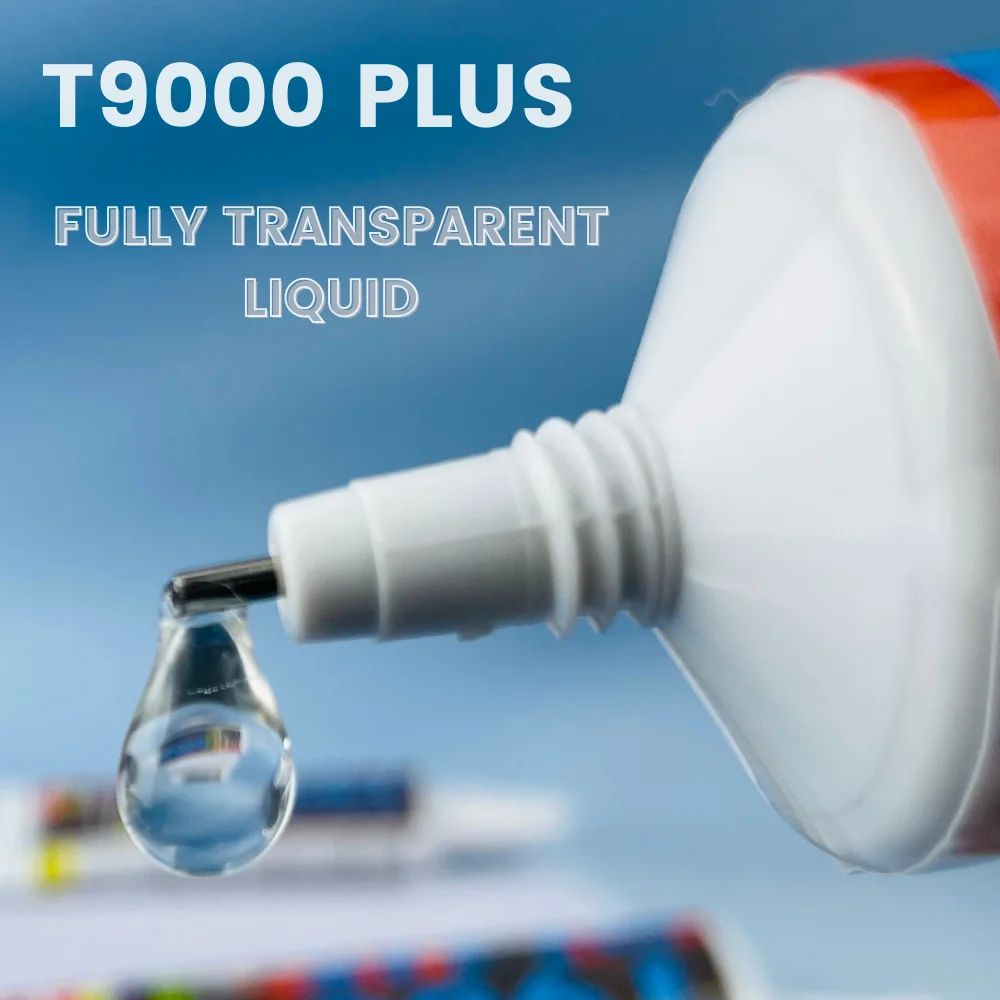 T9000 PLUS Clear Mobile Phone Watch Jewelry Repair Contact Adhesive Waterproof Leather Textile Fabric Cloth Glue 15/50/110ML