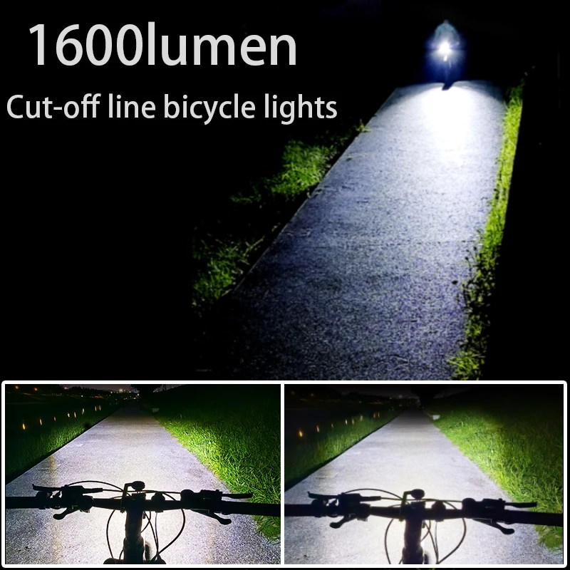 Hoisting cutoff bike lights for night riding under the road hanging headlights mountain bike anti-dazzle MF900