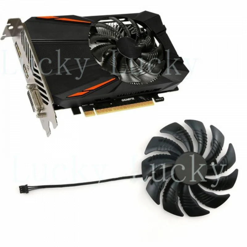 f  PLD09210S12HH/T129215SU Graphics Card Cooling Fan  for  GTX1050 RX550 560 ITX
