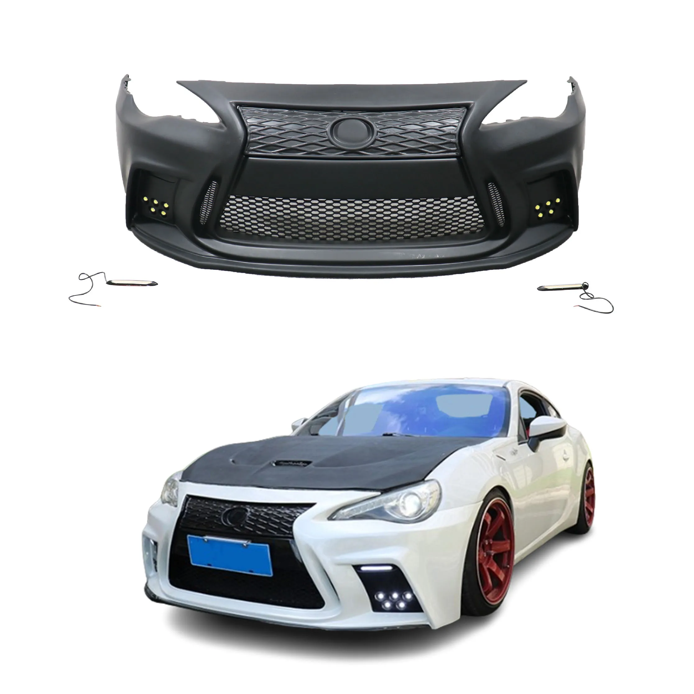 High quality Body kits for Toyota GT86 BRZ AIMGAIN upgrade IS style Front bumper Perfect Fit Front bumper for Toyota gt86 kits