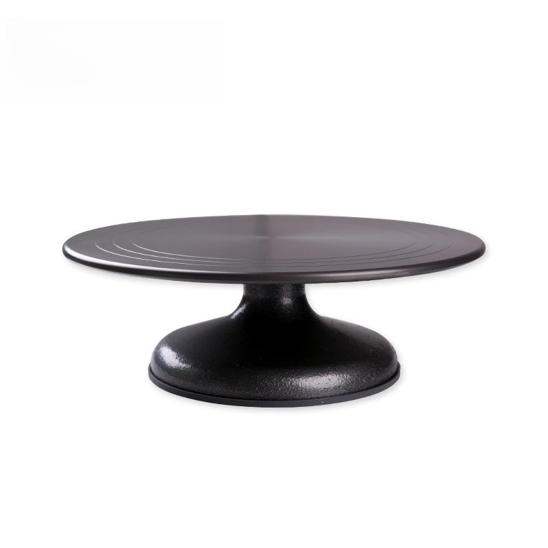 Decoration table, aluminum alloy turntable, cake turntable with anti-skid ring
