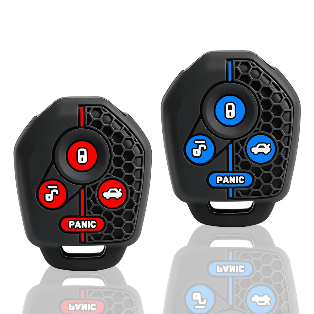 Silicone Car Key Case Cover Car Remote Key Shell for Subaru Forester Outback Legacy 2008- 2014 Key Fob Case