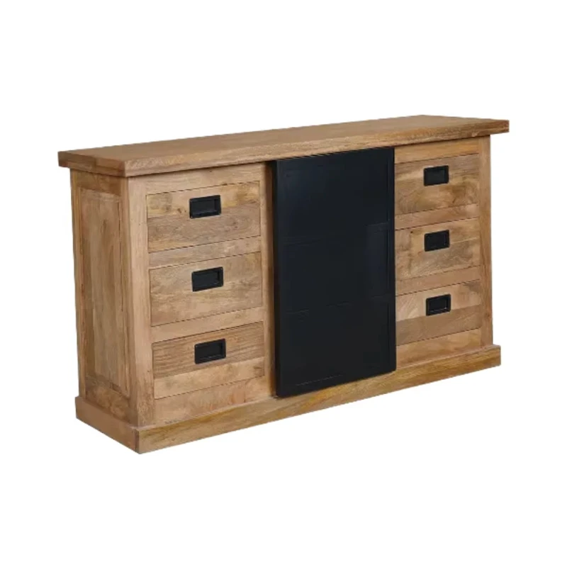

Solid Wood Drawer Sideboard Home Dining Bedroom Storage Furniture