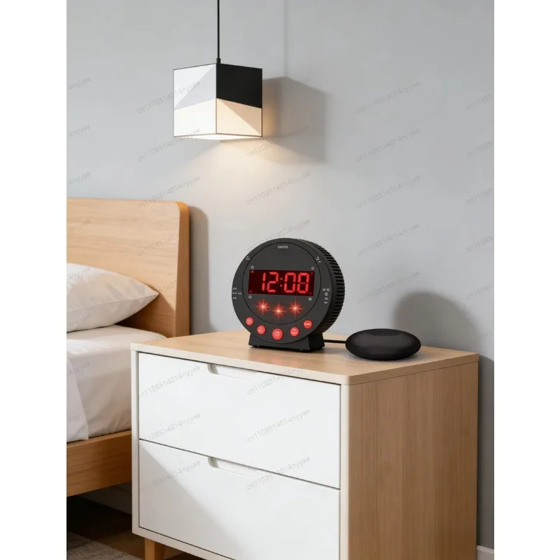 Wired vibration smart audio system with doorbell phone alarm, watch receiver for the hearing impaired