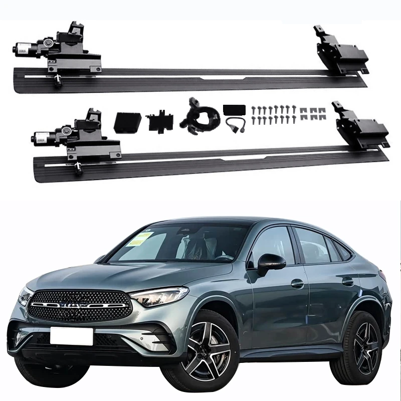 High Quality Power Running Board Side Steps for GLC Coupe 2024+