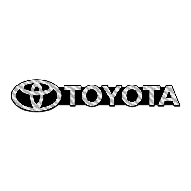 4pcs car audio decorate 3D Aluminum Badge Emblem Sticker For toyota camry  chr corolla rav4 yaris prius accessories car styling