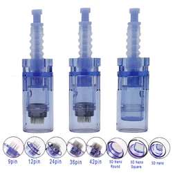 10/20/50Pcs Dr. Pen A6 Needle Cartridge Derma Pen Microneedling Bayonet Drpen A6 A1 M5 M7 N2 E30 Stamp 12 36 42 Pin Nano Needles
