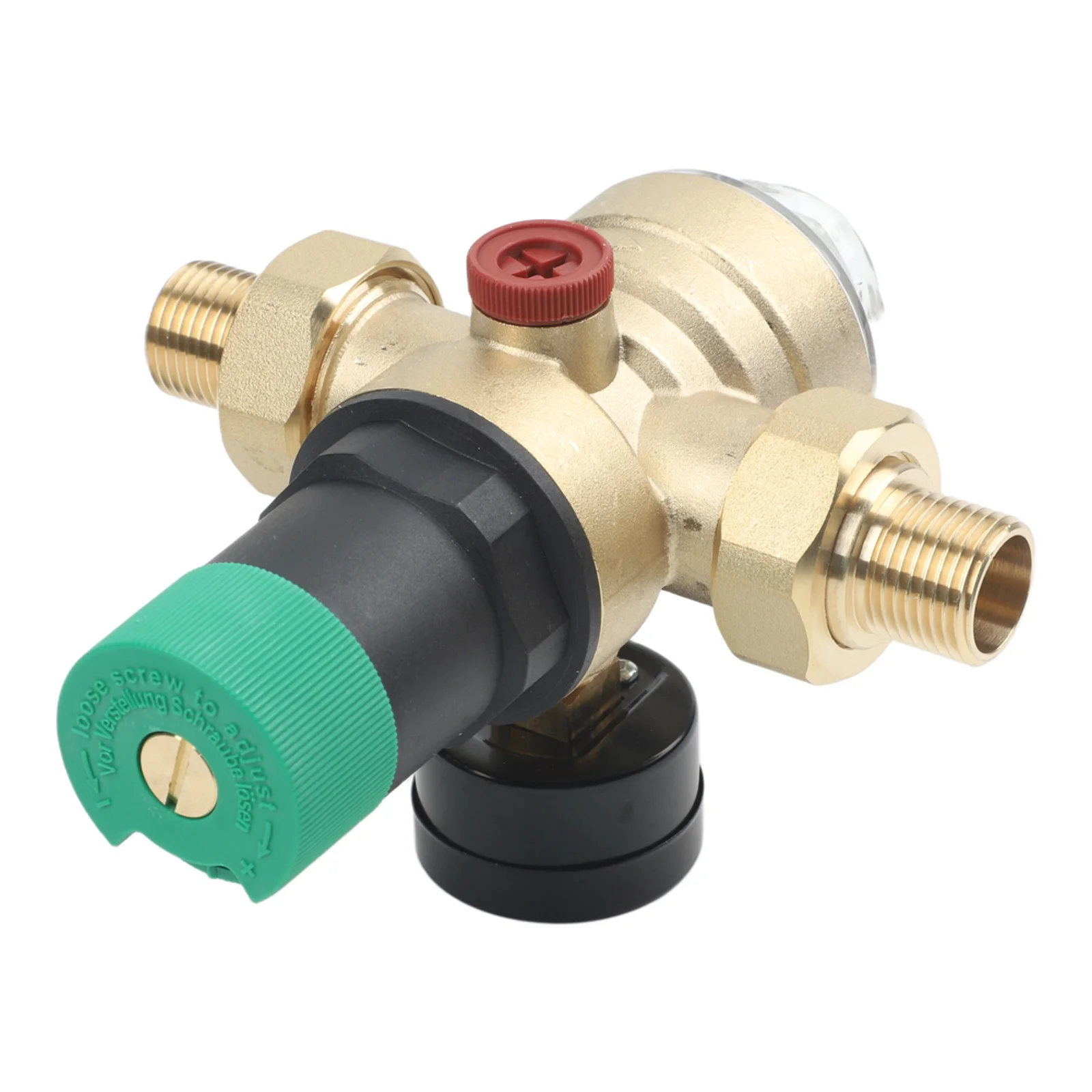 For Honeywell Compatible Brass Pressure Reducing Valve Kit for Home Water Systems with Visual Monitoring Feature
