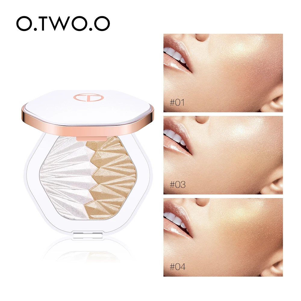 Shell Highlighter Makeup For Body Face Radiance Long Lasting Fluorescence Contouring Highlighters Pressed powder Bronzer sets