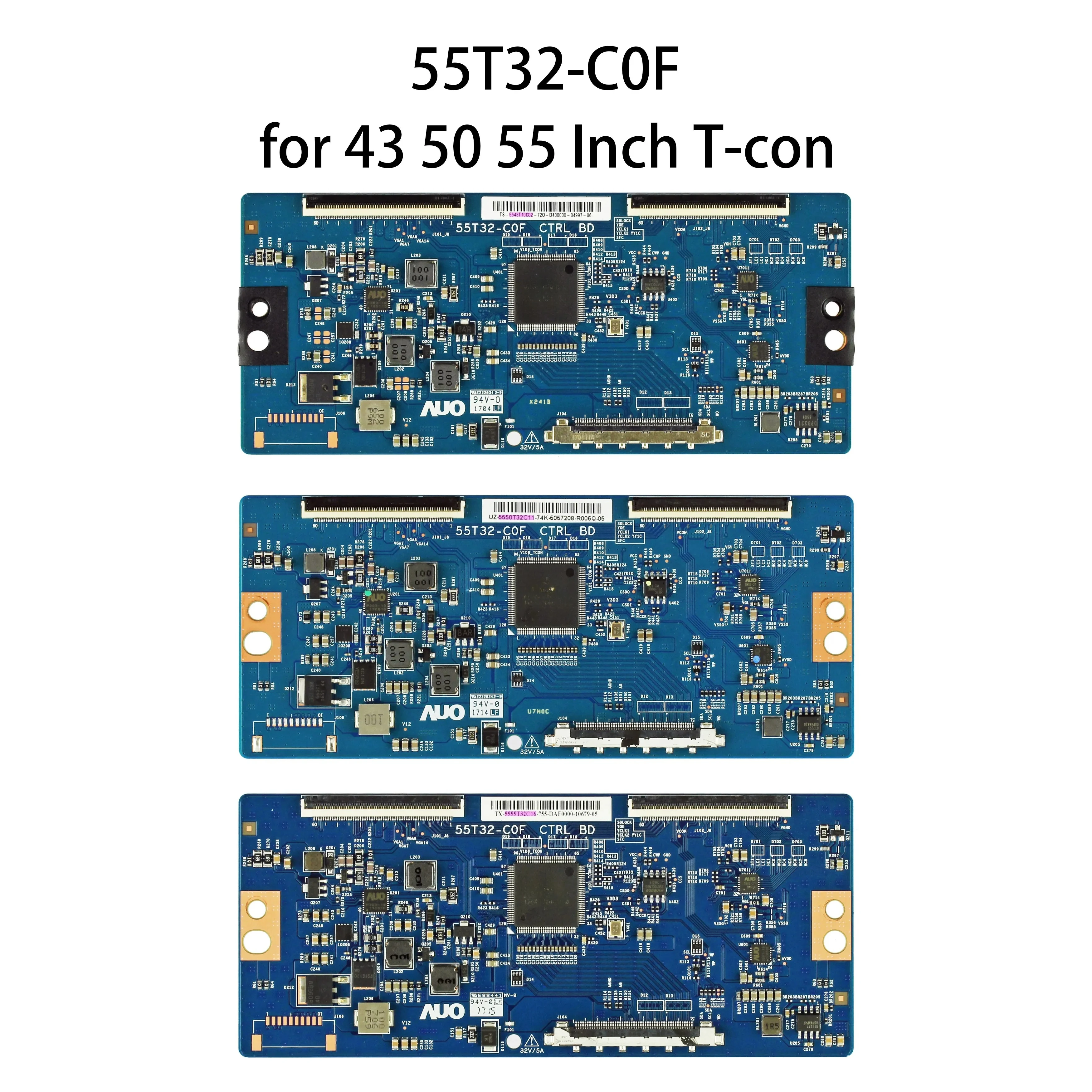 

55T32-C0F 55T32-COF CTRL BD 55.55T32.C16 55.50T32.C11 55.43T10.C02 Logic Board is for 43 50 55 Inch TV T-con