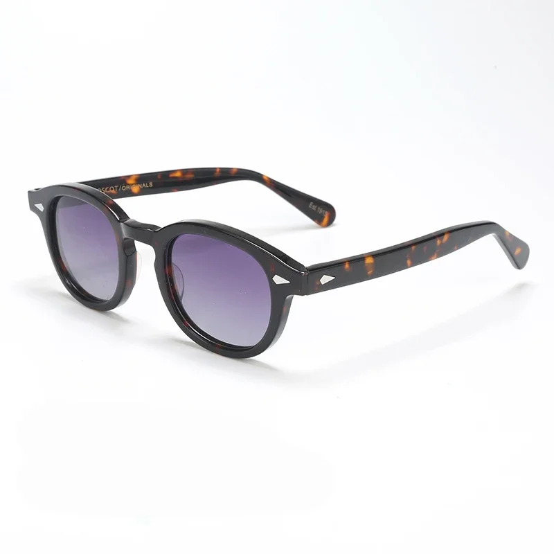 YPAY Johnny Depp polarisierte Sonnenbrille Männer Sonnenbrille Frau Luxusmarke Vintage Acetat Rahmen Brille 5