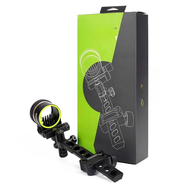 new metal long rod five-needle sight, comes with an adapter, can be equipped with magnifier M2, fine-tune five-needle sight