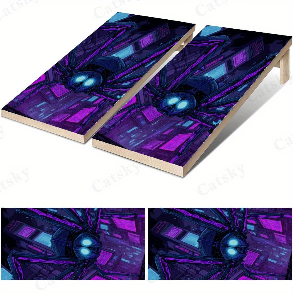 

Неоновая наклейка в стиле паука в стиле киберпанк, высокое значение! 2D плоские виниловые наклейки на песочную панель — приятные для бюджета и высокие цены, без пузырьков и легкие