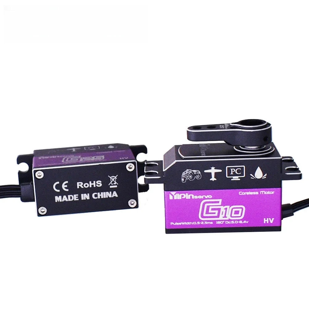 SkyDElYIPINSERVO 10KG Low Profile High Speed Digital Servo For 1/10 RC Drift Crawler Robot DIY