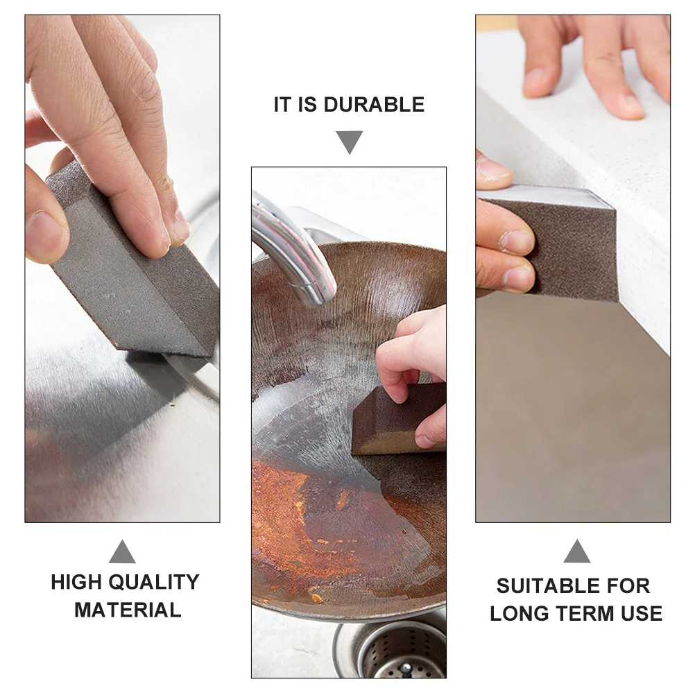 

emery Sponge Pan Sanding Brush Rust Removal Kitchen Cleaning Tool Decontamination Wipe Sanding Block Reusable Polishing Pad
