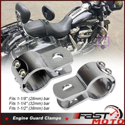 Motorcycle Foot Controls Highway Pegs Quick Clamps 1