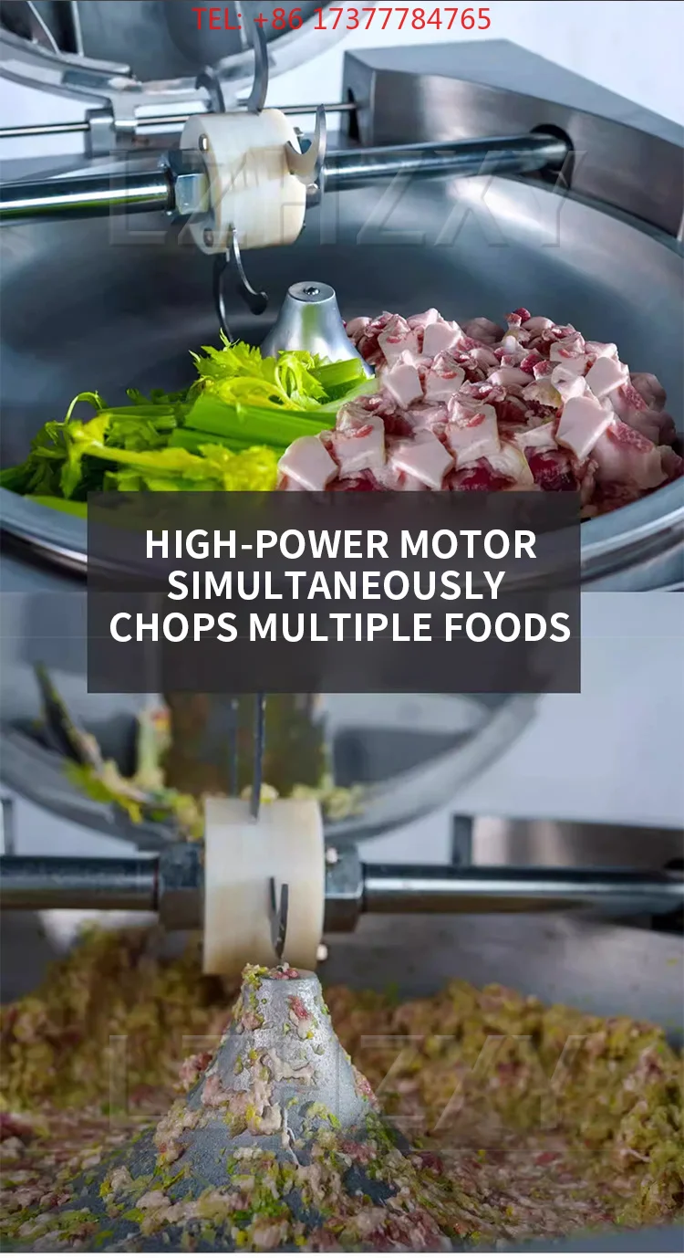 Commercial Multi-Function Vege Cutter 20 L Stainless Steel Meat Grinder Food Chopper Filling Preparation/Simulta