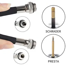 Mini Bicycle Pump with Schrader and Presta Valves #2