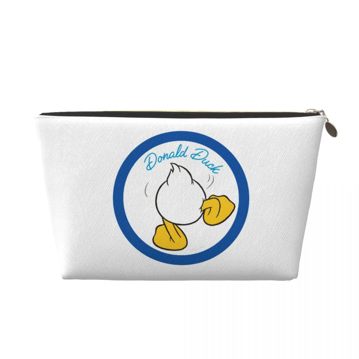 

Custom Travel Donald Duck Butt Toiletry Bag Kawaii Cosmetic Makeup Organizer for Women Beauty Storage Dopp Kit Box