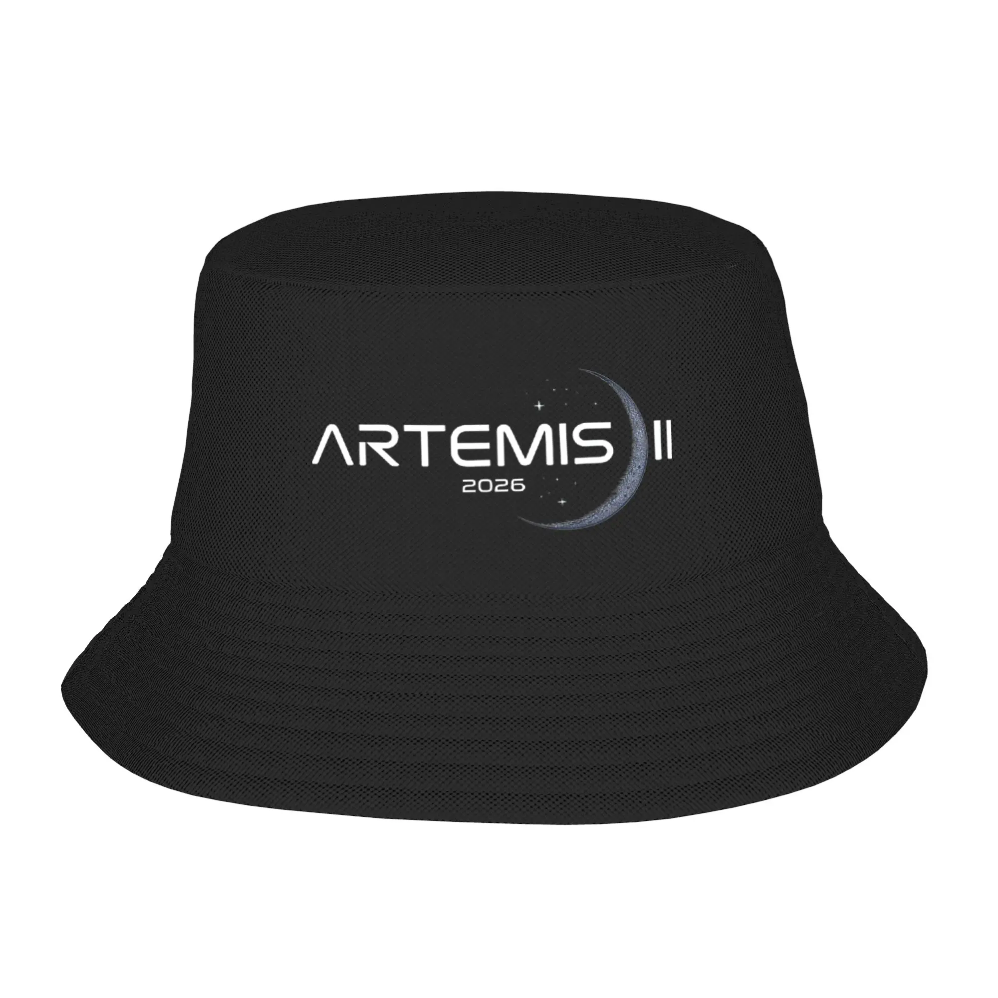 Artemis II Launch to The Moon Space Mission 2026 Bucket Hat  Outdoor Fisherman Caps For Women Retro Graphic Cap