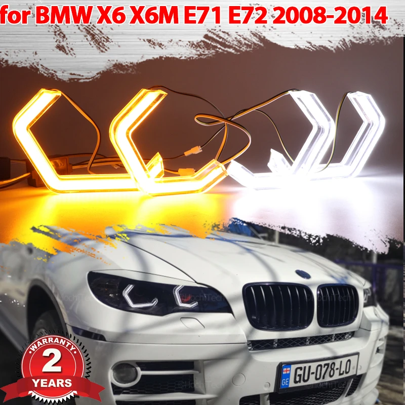 

Switchback M4 стильные фотокольца для BMW X6 X 6 M X6M E71 E72 2008-2014 модификация автомобильных фар