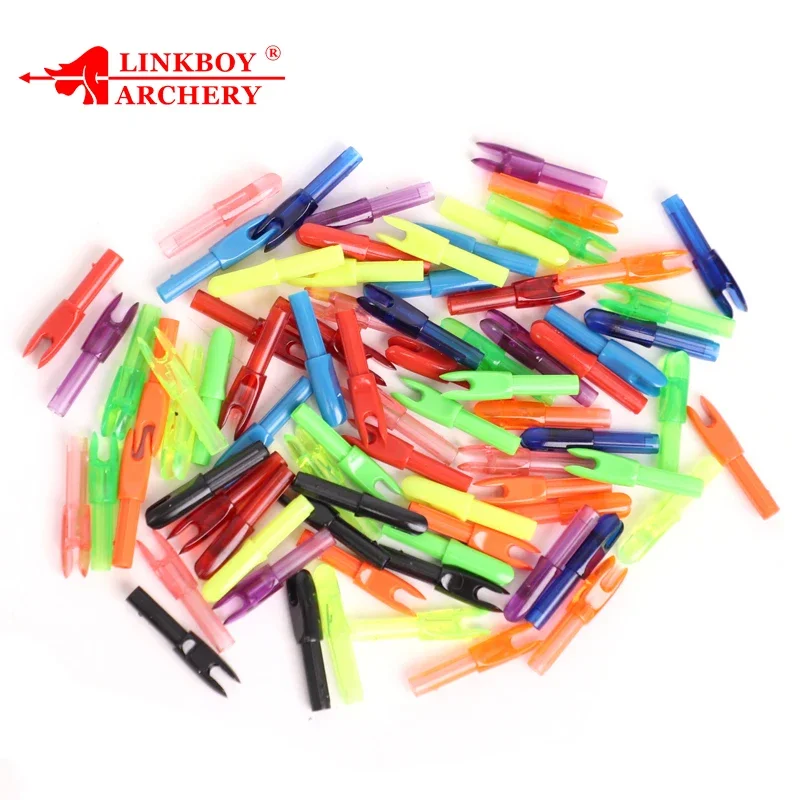 24pc  Size S ID 4.2mm Arrow Nocks Carbon Fiberglass Arrow End Archery DIY Accessory