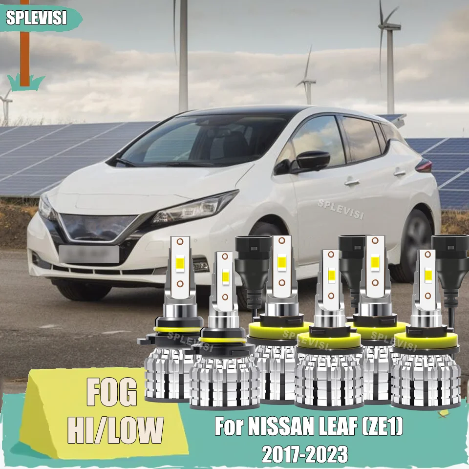 

Waterproof 12V 9005 H11 H11 High Low Beam Fog Light For NISSAN LEAF (ZE1) 2017 2018 2019 2020 2021 2022 2023 Cost-Saver Combo