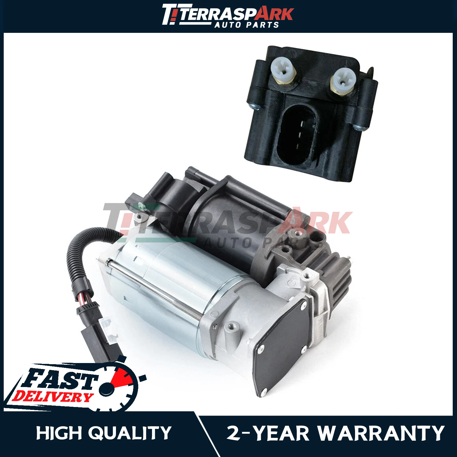 Air Compressor Pump + Valve Block New For BMW X5 F15/F85 2014 2015 2016-2018