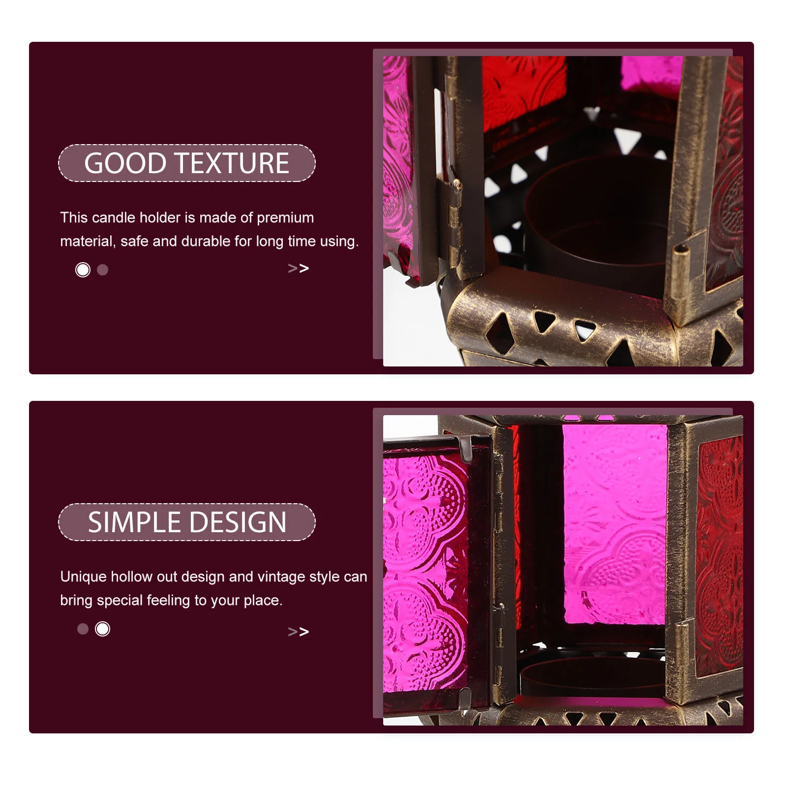 

Iron Art Holder Vintage Hollow Hanging Metal Tea Light Stand Moroccan Style Decorative Ornament Moroccan Decor