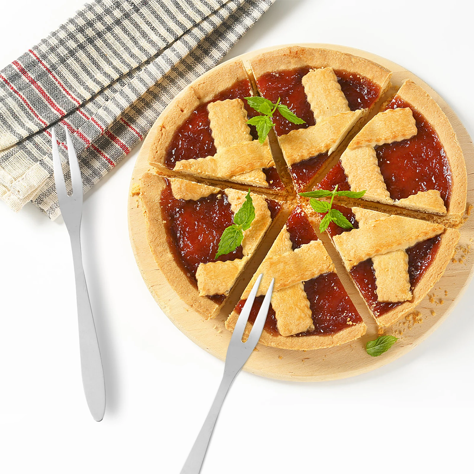 

1Set Stainless Steel Oyster Baking Tray Thickened Escargot Plate for Salad Appetizers Fork Dishwasher Safe