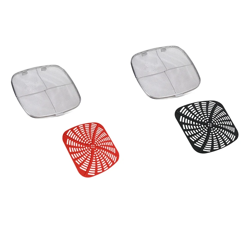 Replacement Splatter Shield And Silicone Pad For Ninja Foodi AG300 AG300C AG301C AG302 AG400 Splatter Screen