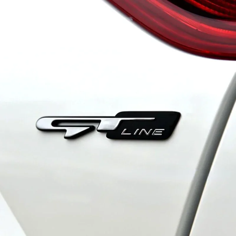 3D Metal Car Body Rear Trunk Emblem Badge Sticker for KIA GT Line  K3 K4 K5 Sportage Ceed RIO Optima Picanto Car Accessories - view 6